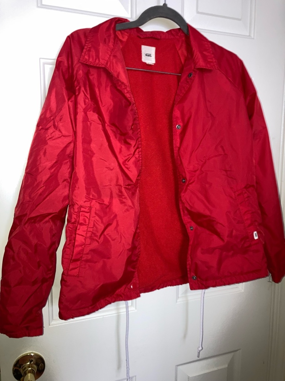 Vans Red Windbreaker